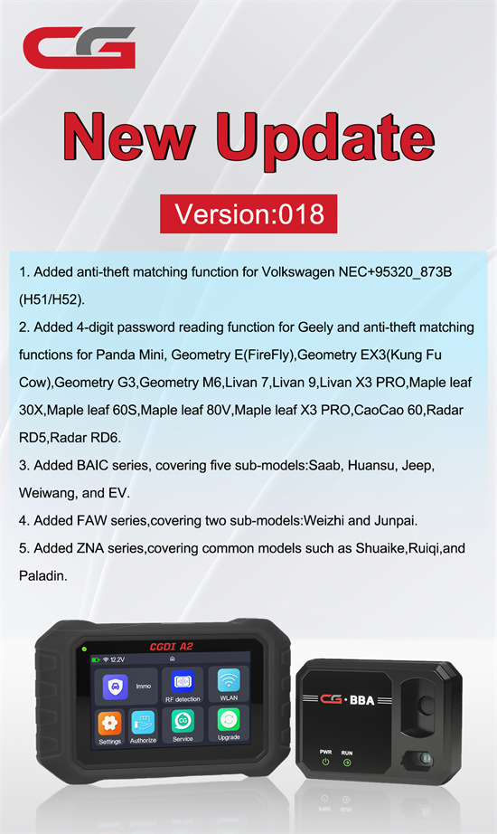 CGDI A2 new update V018