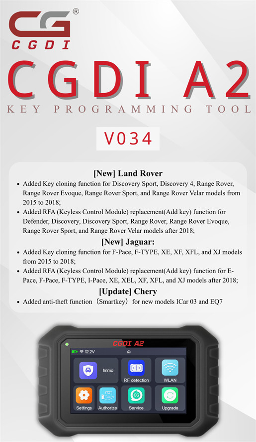 CGDI A2 V0.3.4 Update