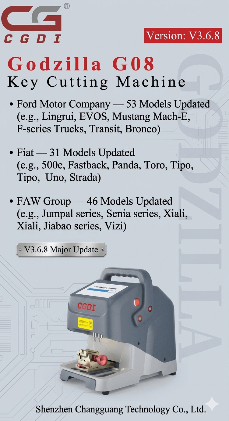 CGDI Godzilla G08 V3.6.8 Update