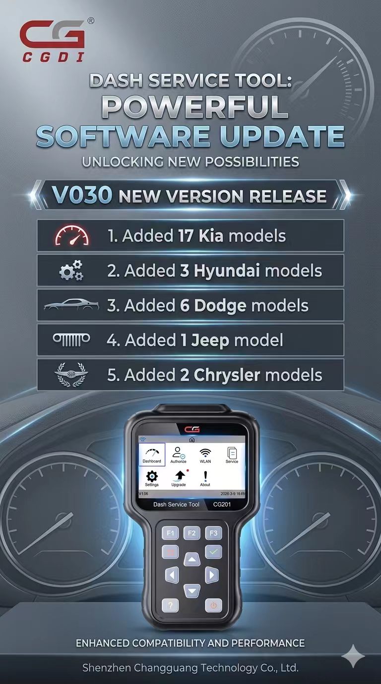 CGDI CG201 V030 Update