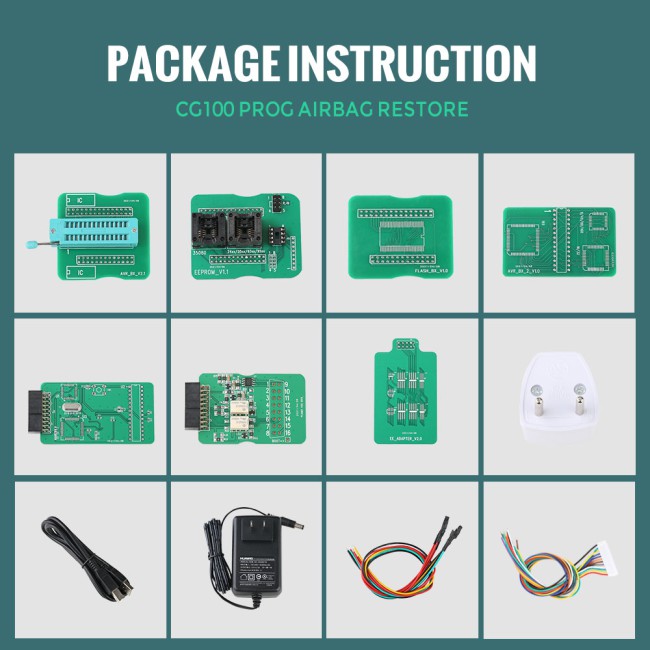 (Second Hand 95% New) CG100 PROG III Full Version Airbag Restore Device Support All Function of Renesas SRS and Infineon XC236x, Fit for WIN10/ WIN11