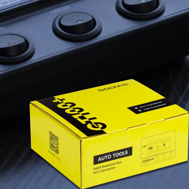 GODIAG GT100+ AUTO TOOLS OBD II Break Out Box ECU Connector