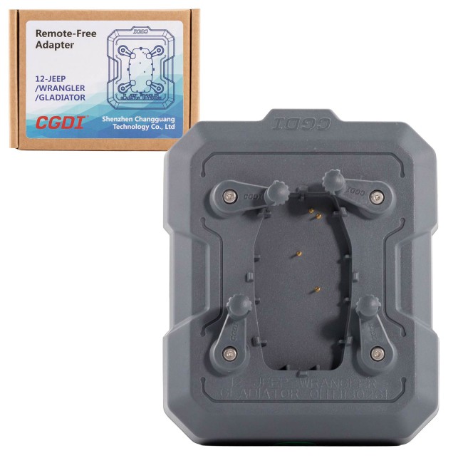 CGDI 12-JEEP/WRANGLER/GLADIATOR Adapter Used with Original Car Keys works with CGDI K2 Key Programmer