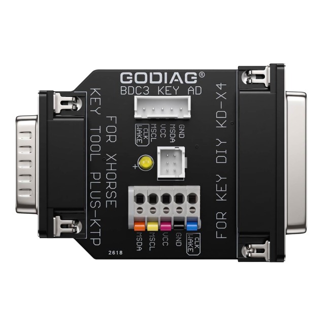 GODIAG BCP U KEY BDC2 BDC3 14-in-1 Adapter Kit for 5C/ 5D Encrypted Key Programming & Matching Supports KEY TOOL PLUS/IM608/KD-MAX/KYDZ Tablets