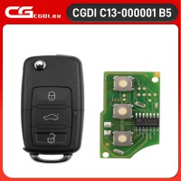 CGDI C13-000001 B5(3 buttons) Type Wire Remote 5pcs/lot Compatible with CGDI K2 Remote Key Programmer