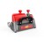 CGDI W1 Compact Manual Key Cutting Machine Red Color with 4-Sided Rotating Clamp, Built-in LED, Grinding Wheel