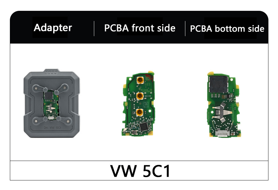 CGDI No. 34 Adapter for VW 5C1 / VW B8 5C Key