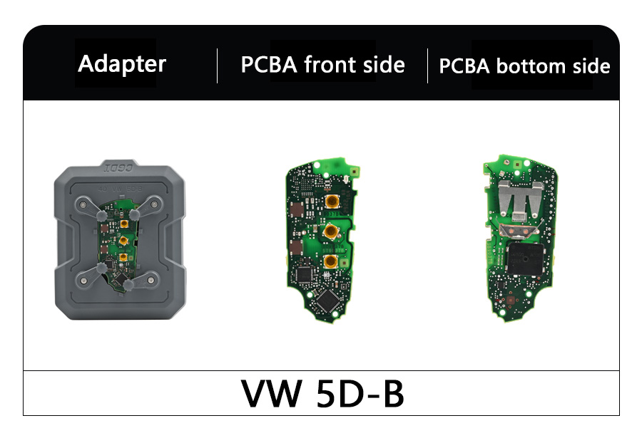 CGDI No. 40 Adapter for VW 5D‑B / VW Golf MK8 5D Key